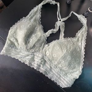 Victoria secret lacey green bralette